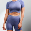 Running suit fitness suit seamless yoga shorts yoga suit