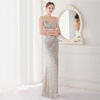 Sequined Fishtail Event Banquet Car Model Etiquette Evening Dress