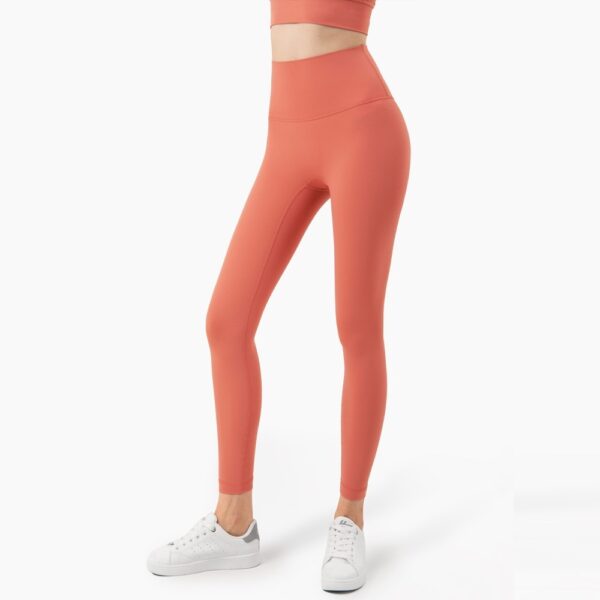 Yoga Pants Nude Feel High Waist Peach Hip Slim Fit Fitness Pants Female