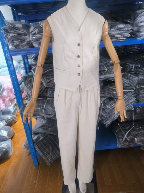 Fashion Sleeveless Vest Hip-hugger Suit