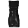 PU leather skirt sexy hip hugging dress party dress