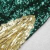 New Dark Green Sequin Temperament Tassel Long Skirt Evening Dress