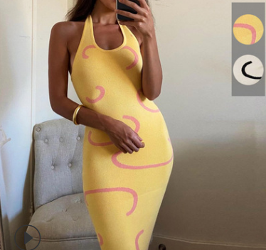 Sleeveless Midi Backless Party Sexy Dresses Beach