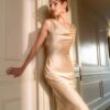 High-end Formal Wear Bridesmaid Solid Color
