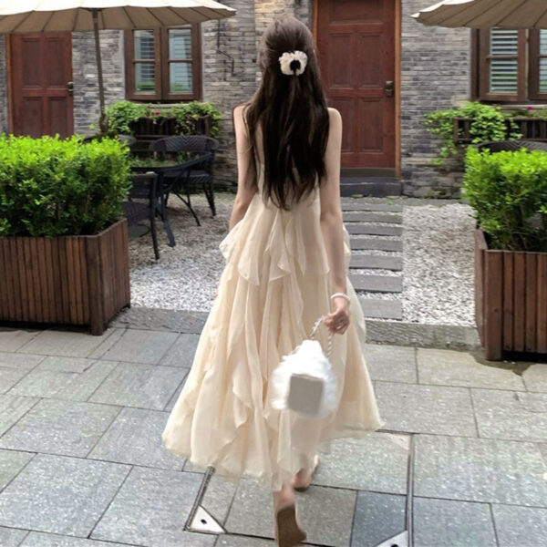 564075159 Elegant Vacation Beach Long Dress for Women