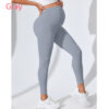 Pregnant Women Yoga Pants Slim High Waist Seamless Leggings Tight