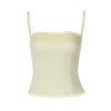 Womens Strapless Off-the-shoulder Form-fitting Tank Top
