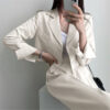 Women's Fashion Casual Suit Pants Set