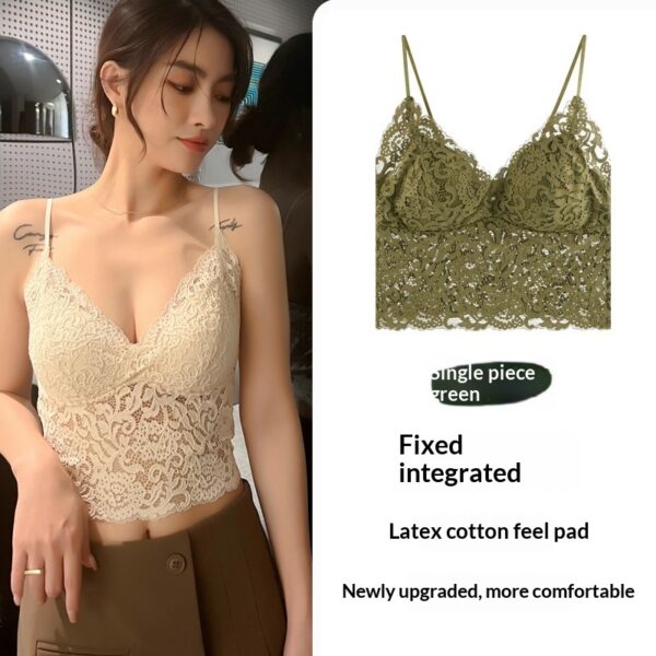 Womens Fashionable Sexy Lace Backless Bra