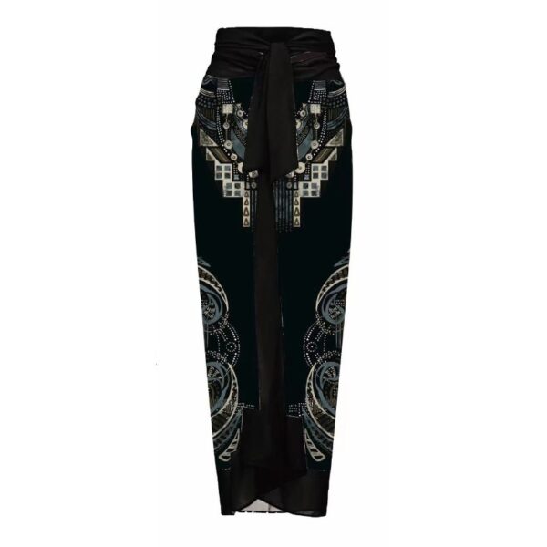 One-piece Swimsuit Flower Set Women