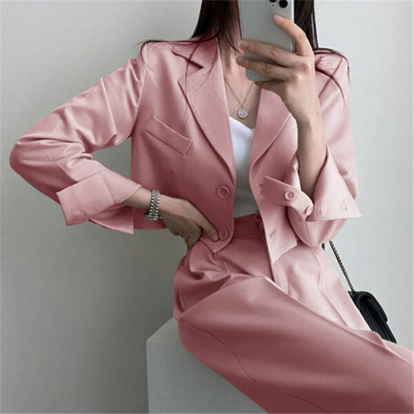Women's Fashion Casual Suit Pants Set