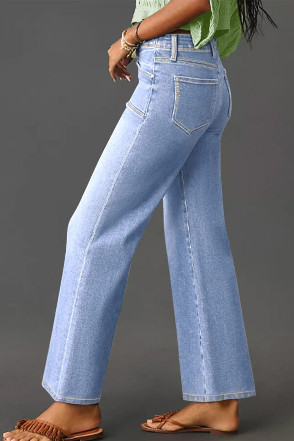 99127668-c47f97a266e524be.jpg Beau Blue Loose Straight Leg Cropped High Waist Jeans