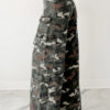 Green Camo Cargo Wide Leg Pants
