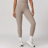 Sanding Tight High Waist Yoga Pants Belly Contracting Hip Raise Fitness Pants