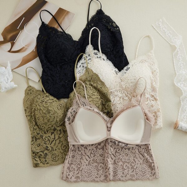 Womens Fashionable Sexy Lace Backless Bra