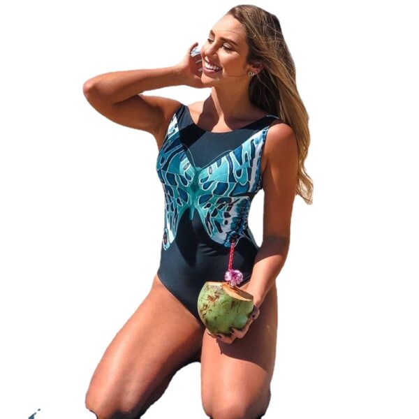 Fashion Sleeveless One-piece Swimsuit For Women