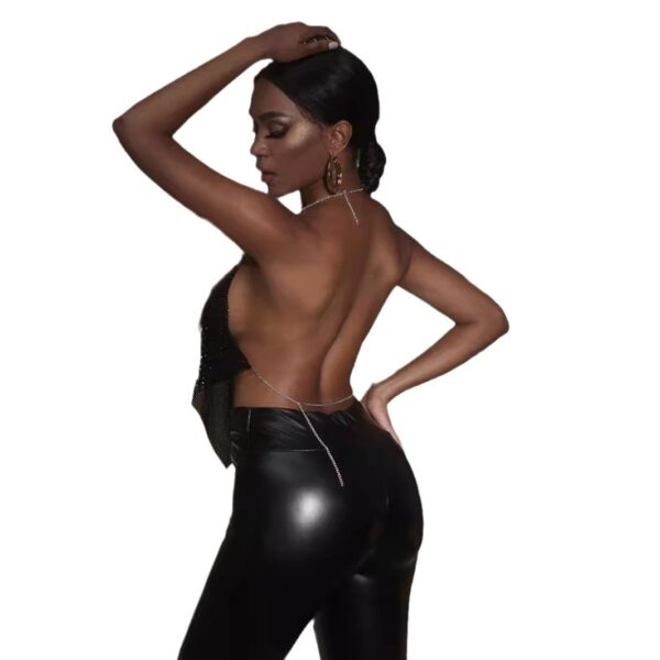 Summer Solid Color Slim Fit Backless Camisole