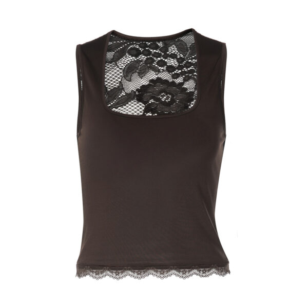 New Winter Fashionable Patchwork Sexy Slim-Fit Tank Top