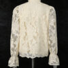 Retro 3D Floral Lace Long-Sleeved Shirt