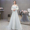 One-shoulder Model Catwalk Starry Sky Toast Suit Hepburn Style Adult Ceremony Annual Party Evening Dress