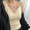 Womens French Lace V-Neck Camisole