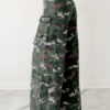 Green Camo Cargo Wide Leg Pants