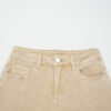 99816243-f5a9ad5f318dd3a9.jpg Apricot Solid Color Seamed Center Wide Leg Cropped Jeans