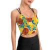 567830352 Cute Cropped Yoga Tops for Women
