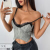 Chest Wrap Fishbone Bra Vest