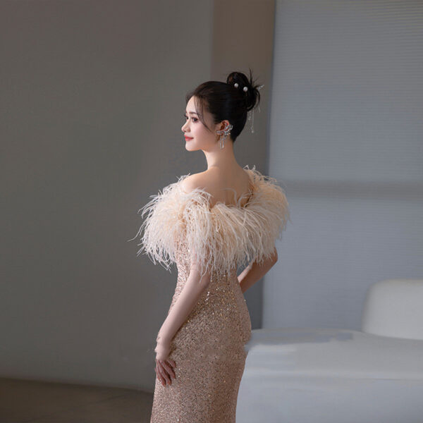 Evening Dress Banquet Atmosphere Fishtail Long