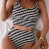 Women's Two-piece Striped Swimsuit