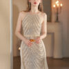 Women's Light Luxury High End Mermaid Evening Dress