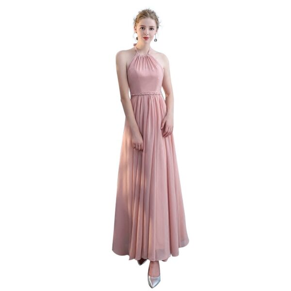 Host Dinner Bridesmaid Group Chiffon Bridesmaid Dress
