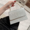 Women's Rhinestone Banquet With Evening Dress Small Bag
