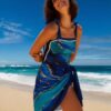 Slimming Retro Print One-Piece Fashionable Sexy Swimsuit For Women