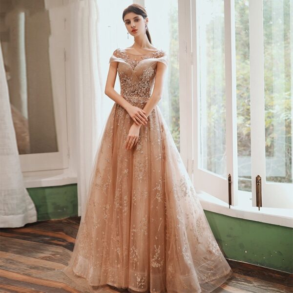 High End Bride Fashion Evening Dress