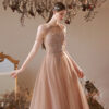 Heavy Industry Light Luxury Banquet Host Long Evening Dress