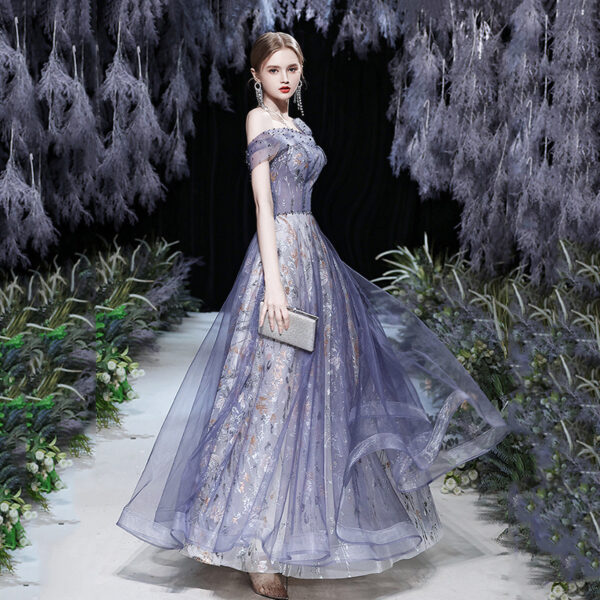 Annual Meeting Beaded Evening Dress