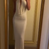 White Slouch Backless Bodycon Dress