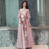 Evening Dress Skirt Female Spring Banquet Noble Fairy Temperament Elegant One Shoulder