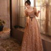 Banquet Host Long Pettiskirt French Evening Dress