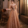 Banquet Host Long Pettiskirt French Evening Dress