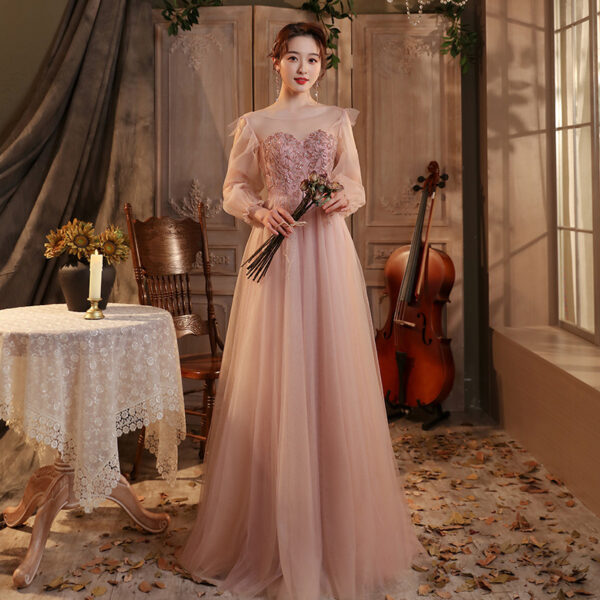 Elegant Evening Dress Women's New Banquet Style