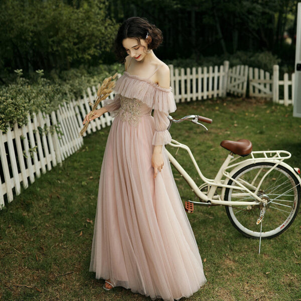 Evening Dress Skirt Female Banquet Long Dress