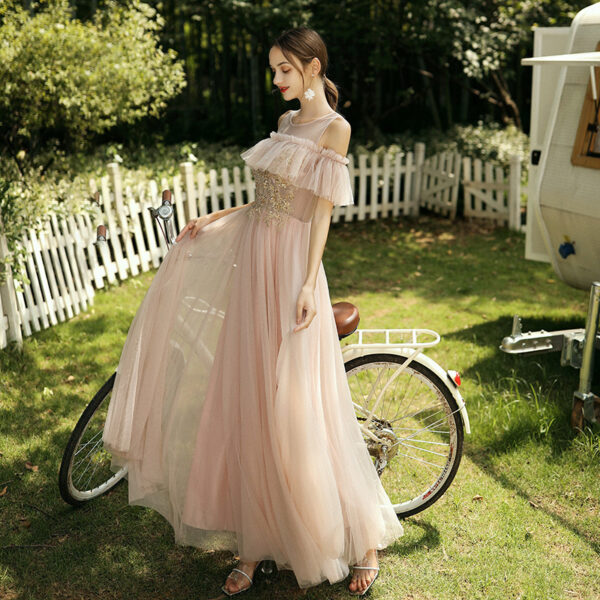 Evening Dress Skirt Female Banquet Long Dress