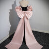 Evening Dress Women Bow Annual Meeting Host Performance Dress