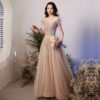 Banquet Host Small Evening Dress Women's Slim Bridesmaid Dress