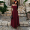 Elegant Strapless Evening Gown Dress