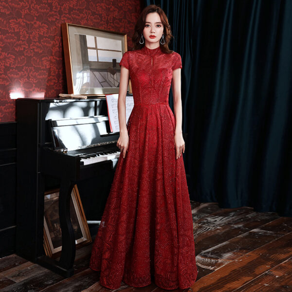 Banquet Temperament Hosting Dress Women's Evening Dress
