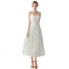 Ladies Wedding Banquet White Evening Dress